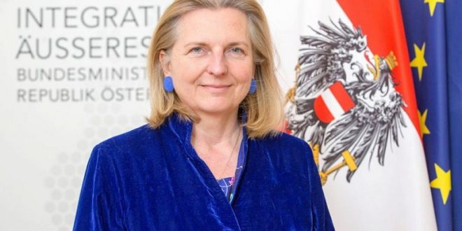 Karin Kneissl: Shqipëria dhe Maqedonia i kanë përmbushur detyrat për hapjen e negociatave për anëtarësim në BE