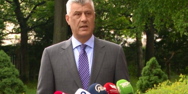 Kryetari Thaçi: Duhet të ruhet rendi kushtetues dhe sistemi i drejtësisë në Kosovë