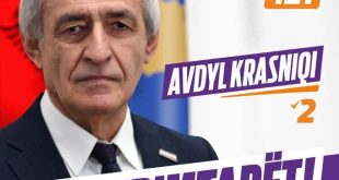 Abdyl Krasniqi, vëllai i Jakup Krasniqit, në zgjedhjet e 14 shkurtit është pjesë e listës së Nismës Socialdemokrate për deputet