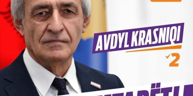Abdyl Krasniqi, vëllai i Jakup Krasniqit, në zgjedhjet e 14 shkurtit është pjesë e listës së Nismës Socialdemokrate për deputet