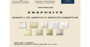 Më 17 shkurt 2021 hapet Ekspozita "Kosova në Arkivin e Shtetit Shqiptar"
