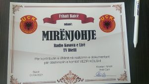 Në 22-vjetorin e rënies heroike të dëshmorit, Vezir Hazir Kolshi, sot është shfaqur filmi dokumentar kushtuar jetës së tij