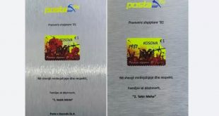 Më rastin 40-vjetorit të "Pranverës Shqiptare 81", Posta e Kosovës ndan mirënjohje për familjen e dëshmorëve, Nebih dhe Tahir Meha