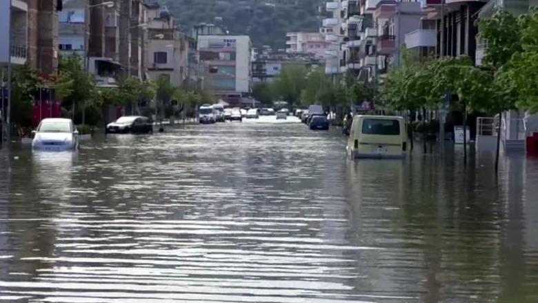 Reshjet e dendura përfshijnë Shqipërinë  Durrësi nën ujë  pezullohet mësimi dhe nis evakuimi i familjeve
