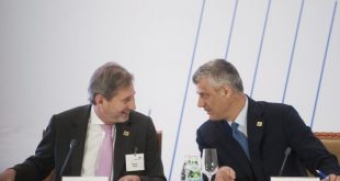 Takimi i kryetarit të Kosovës Hashim Thaçi me komisionerin e BE-së, Johannes Hahn shtyer për në ora 16:00