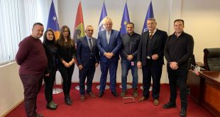 Ministri Rrustem Berisha priti një delegacion të Odës së Afaristëve të Kosovës