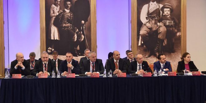 Ministri, Rrustem Berisha, po merr pjesë në konferencën e ministrave të mbrojtjes ShBA-Karta e Adriatikut, në Mal të Zi