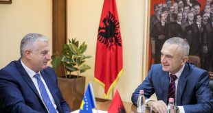 Ministri i Forcës së Sigurisë së Kosovës, Rrustem Berisha, po qëndron për vizitë zyrtare në Republikën e Shqipërisë