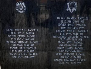 Inaugurohet në Marec memoriali kushtuar 15 dëshmorëve e martirëve të familjes Pacolli