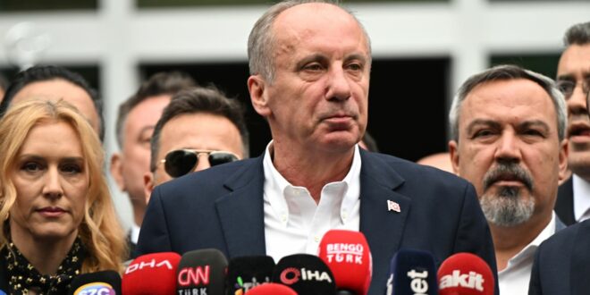 Muharrem Inxhe, njëri nga katër kandidatët për zgjedhjet presidenciale në Turqi, është tërhequr nga gara, për shkaqe amoraliteti