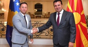 Ministri i Mbrojtjes, Armend Mehaj takohet me kryeministrin e Maqedonisë së Veriut, Zoran Zaev