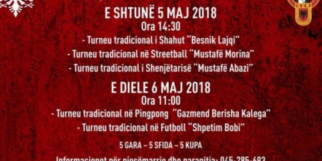 Me rastin e Ditës së Dëshmorëve të Kombit Shqiptar, OVL e UÇK-së në Pejë organizon gara sportive