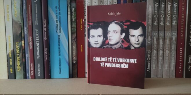 Doli në dritë libri: “Dialogë të të vdekurve të pavdekshëm”, vepër e autorit, Sabit Jaha