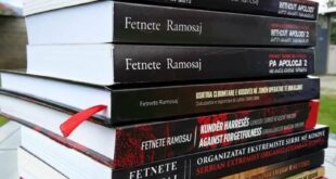 Faton B.Mehmetaj: Doli nga shtypi ribotimi i librit: “Ushtria Çlirimtare e Kosovës në Zonën Operative të Dukagjinit e autores, Fetnete Ramosaj
