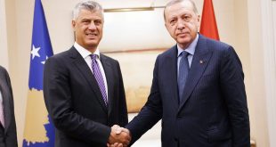 Kryetari turk, Recep Tayyip Erdogan e zhvillon një bisedë telefonike me kryetarin e Kosovës, Hashim Thaçi