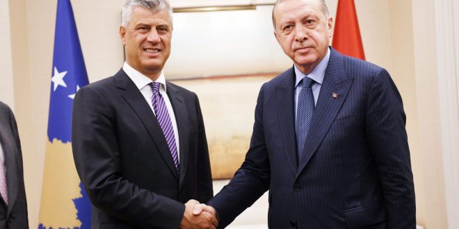 Kryetari turk, Recep Tayyip Erdogan e zhvillon një bisedë telefonike me kryetarin e Kosovës, Hashim Thaçi