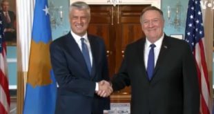 Thaçi: Kosova është e bekuar me partneritetin dhe besimin që gëzon në Shtetet e Bashkuara të Amerikës