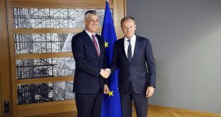 Kryetari i Kosovës, Hashim Thaçi, ka biseduar me presidentin e Këshillit Evropian, Donald Tusk