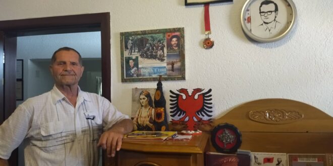 Në selinë e Radios Kosova e Lirë ishte për një vizitë, Mehedin Dini, babai i dëshmorit të kombit, Rrahman Dini