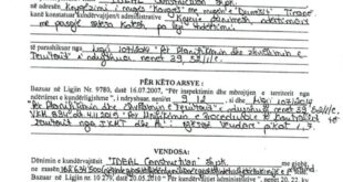 Kryeministri i Shqipërisë, Edi Rama ka publikuar dokumentet e gjobës për ‘Syrin e Tiranës’ në qendër të kryeqytetit