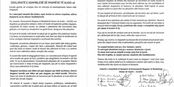 ALKIG: Kundër gjuhës së urrejtjes dhe në mbrojtje të bashkëjetesës fetare ndër shqiptarë