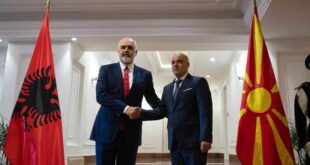 Kryeministri i Maqedonisë Dimitar Kovaçevski, dhe kryeministri i Shqipërisë, Edi Rama, folën për bashkëpunim të ngushtë