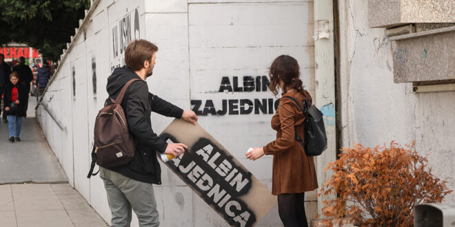 Partia Socialdemokrate e ka zhvilluar një aksion në Prishtinë kundër Zajednicës