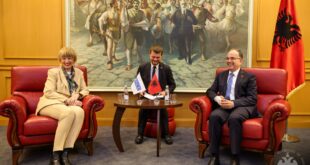 Kryetari i Shqipërisë Bajram Begaj, mirëpriti në takim Sekretaren e Përgjithshme të OSBE-së, Helga Maria Schmid
