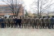 Pjesëtarët e Njësitit Special Intervenues të Kosovës, për të dytën herë protestuan para ndërtesës së Qeverisë, në Prishtinë