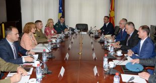 Ministri Rrustem Berisha viziton Ministrinë e Mbrojtjes të Republikës së Maqedonisë