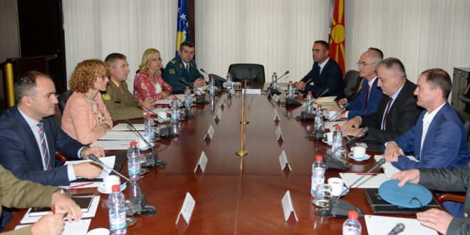 Ministri Rrustem Berisha viziton Ministrinë e Mbrojtjes të Republikës së Maqedonisë