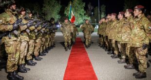 Batalioni Italian nga Forca Operacionale Rezervë i NATO-s, është vendosur në Kosovë
