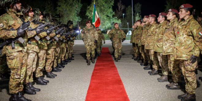 Batalioni Italian nga Forca Operacionale Rezervë i NATO-s, është vendosur në Kosovë