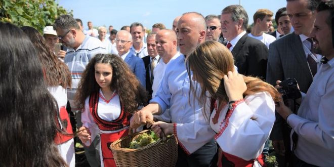 Haradinaj: Puna e vyeshme e verëtarëve dhe vreshtarëve e ka bërë verën e Rahovecit brend botëror