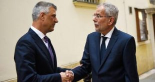 Kryetari i Kosovës, Hashim Thaçi është takuar në Vjenë me kryetarin e Austrisë, Alexander Van der Bellen