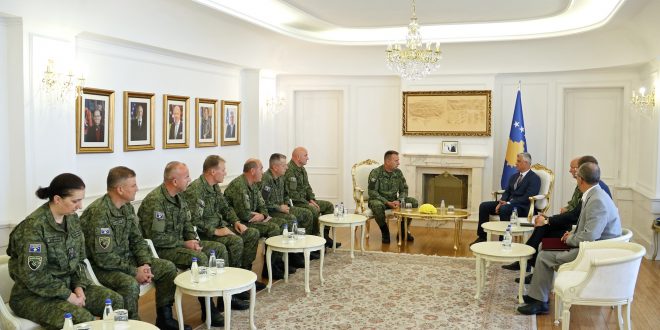 Kryetari i vendit Hashim Thaçi, dekreton strukturën e re komanduese të Forcës të Sigurisë së Kosovës