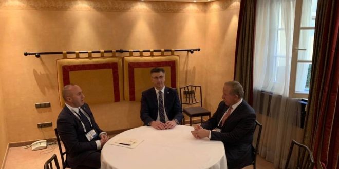 Zëvendëskryeministri i Kosovës, Behxhet Pacolli ka takuar në Gjermani kryeministrin e Kroacisë Andrej Plenkovic