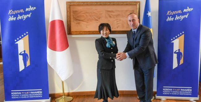 Kryeministri i vendit, Ramush Haradinaj është takuar sot me ministren e Punëve te Jashtme të Japonisë, Toshiko Ab