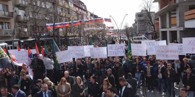 Serbët protestuan kundër taksës, përpjekjeve të aneksimit të Mitrovicës, Trepçës dhe Ujmanit nga Kosova