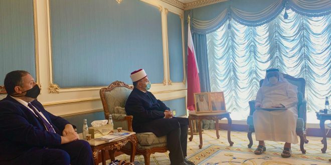 Kryetari i Bashkësisë Islame të Kosovës, myftiu Naim Tërnava po qëndron për një vizitë zyrtare në Katar