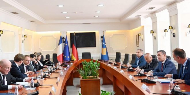 Kryekuvendari Veseli kërkon nga delegacioni i Francës dhe Gjermanisë agjendë të qartë evropiane për Kosovën