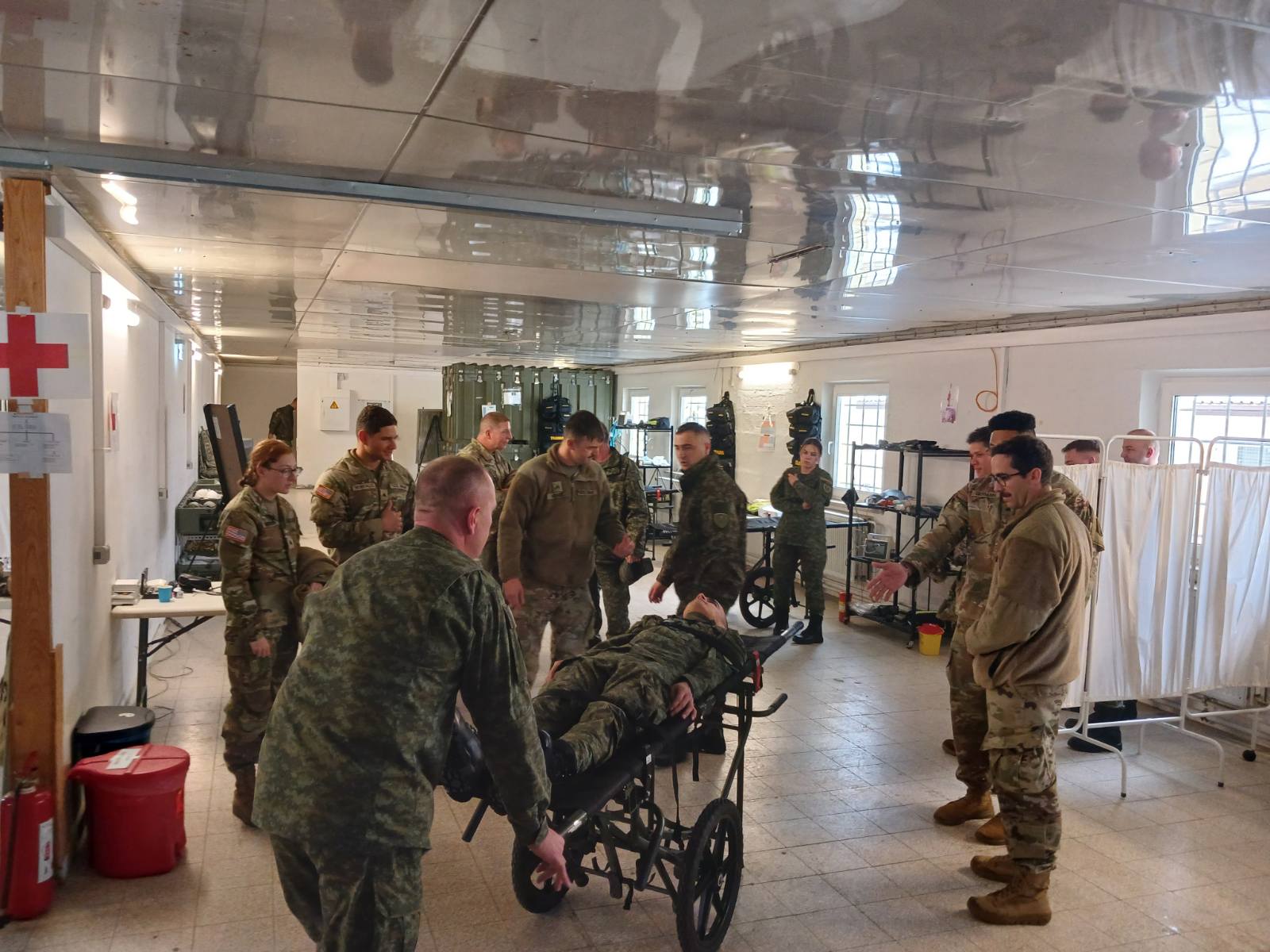 FSK me ekipin mjekësor ROL 1 në ushtrimin  KFOR 36  në Gjermani   bashkëpunim i ngushtë me ushtrinë amerikane