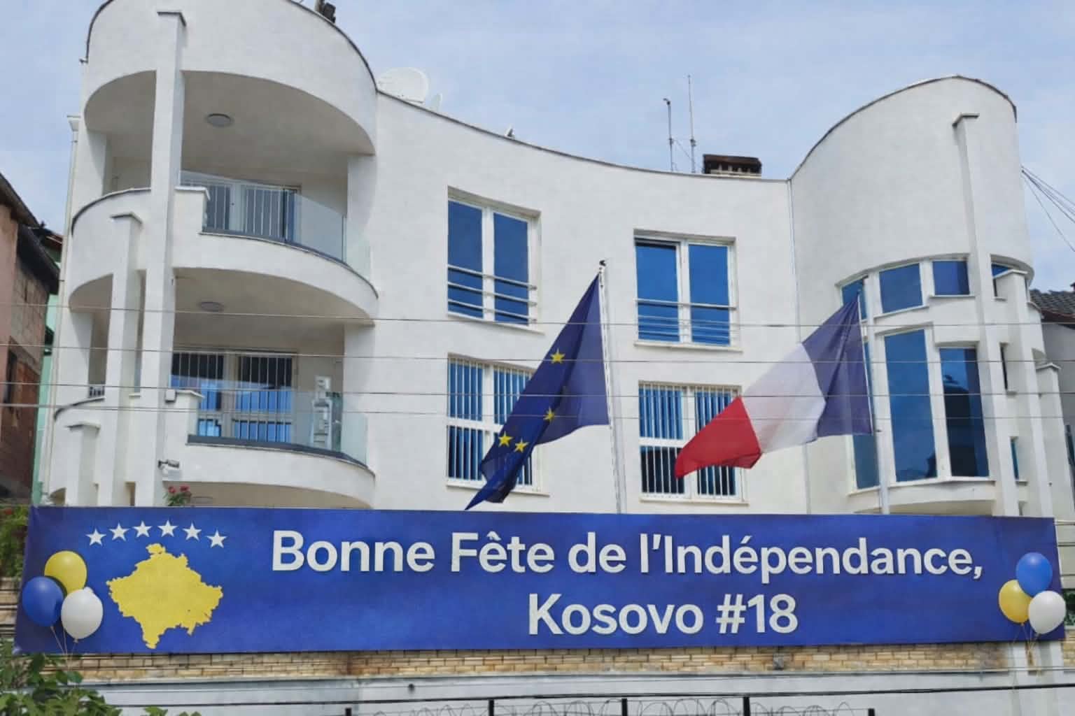Ambasada e Francës uron Kosovën për 18 vjetorin e Pavarësisë