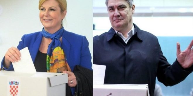 Kolinda Grabar-Kitaroviq dhe Zoran Milanoviq më 5 janar 2020 do të garojnë në balotazh për kryetar të Kroacisë