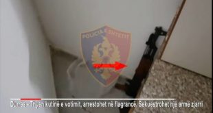 Policia e Durrësit prangos një dhunues që ka hyrë në qendrën e votimit duke kërcënuar me armë komisionarët