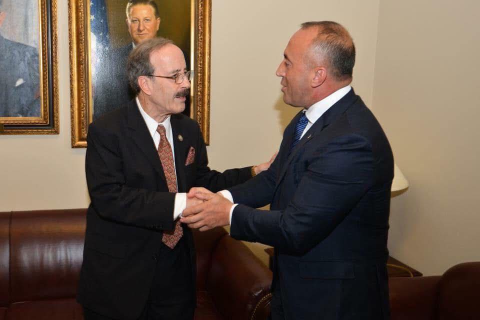 Ramush Haradinaj  Engel  miku i përjetshëm i Kosovës nderon figurën e kongresistit amerikan