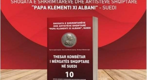 ShShASh “Papa Kelmenti XI Albani në Suedi organizon përurimin e librit “Thesari i Mërgatës Shqiptare në Suedi”