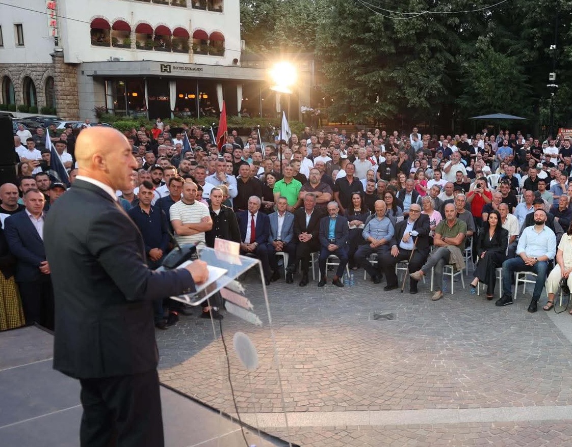 Ramush Haradinaj nga Peja  Kosova ka nevojë për Ardian Gjinin  votojeni numrin 128