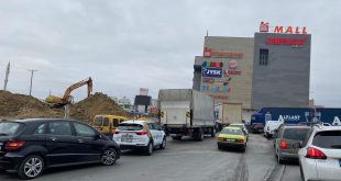 Punimet për zgjerimin e rrugës në Veternik po shkaktojnë kolona të gjata të veturave në kryeqytet
