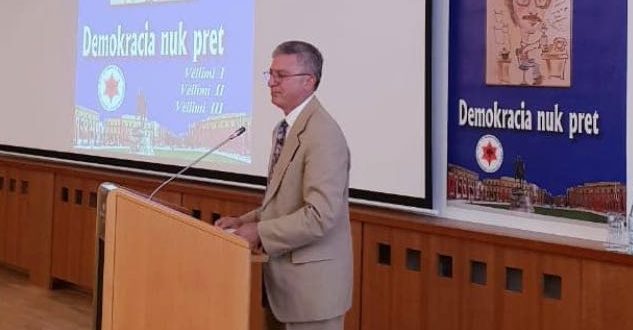 Fjala e Frank Shkrelit, autorit të librit, “Demokracia nuk pret” me rastin e përurimit në Tiranë, më 11 . 9. 2018